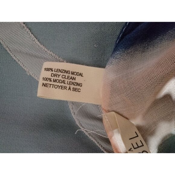 Striped Open Front Kimono Cardigan By Quagga Green Label In Lenzing Modal - Picture 6 of 6